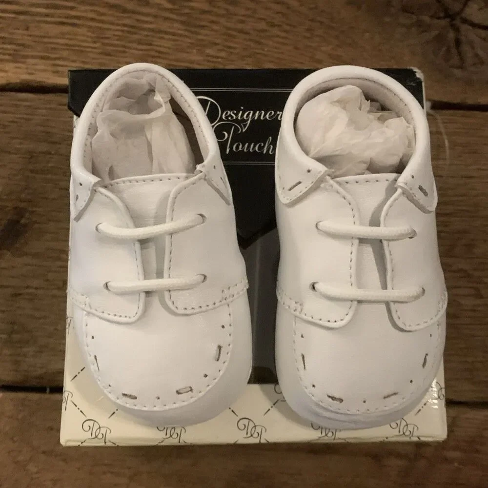 Designers Touch Baby Shoes Size 2 - Made In The USA - Crib Shoes 4174DTB